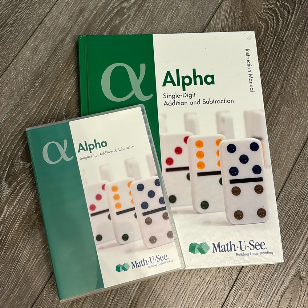 Math U See Alpha Instruction Manual and DVD